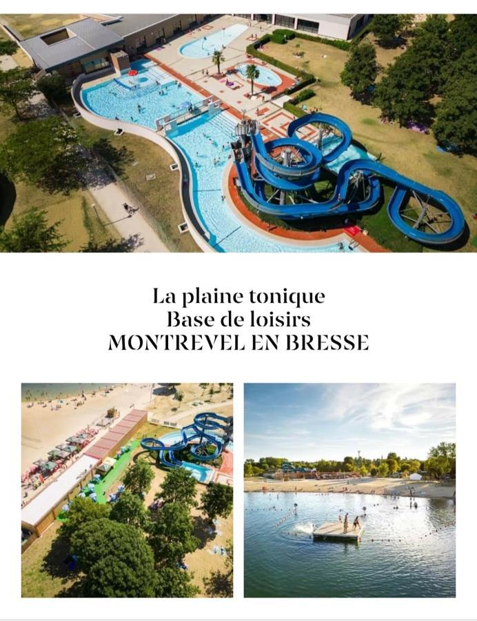 Bulles Etoilees Appartement Avec Jacuzzi Prive Montrevel-en-Bresse ภายนอก รูปภาพ